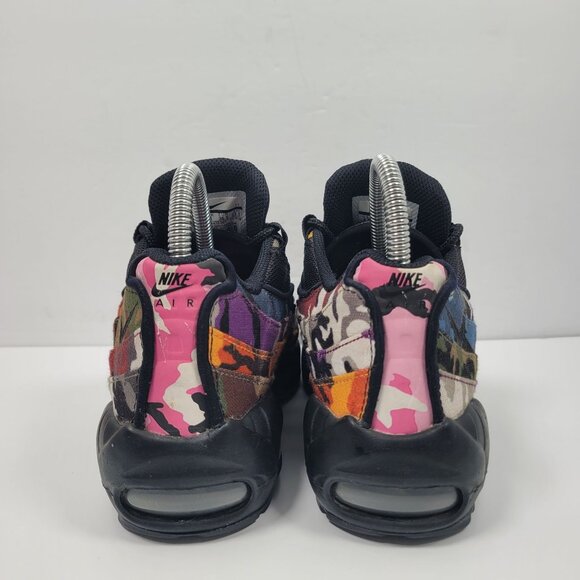 Nike Air Max 95 ERDL Party Youth Multi Color Sneakers AR4473-001 US Size 4.5 - Picture 4 of 8